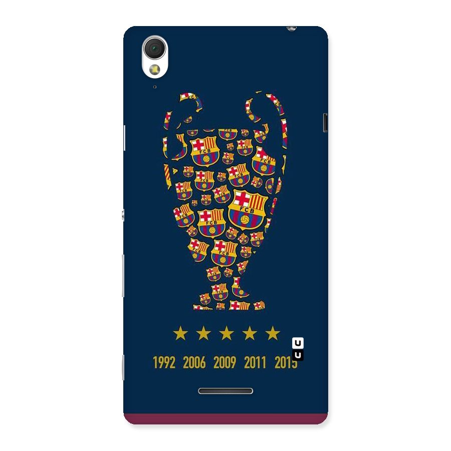 Trophy Team Back Case for Sony Xperia T3