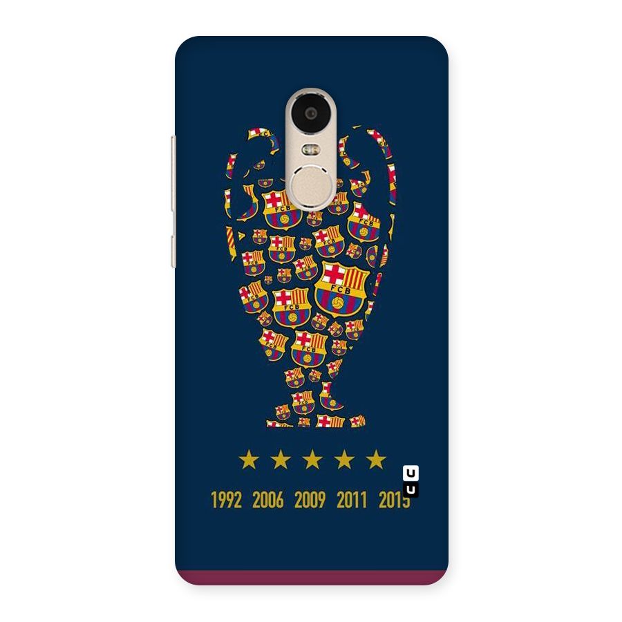 Trophy Team Back Case for Xiaomi Redmi Note 4