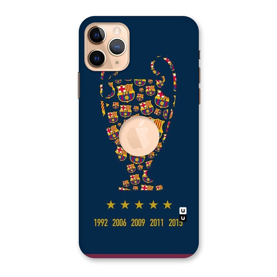 Trophy Team Back Case for iPhone 11 Pro Max Logo Cut