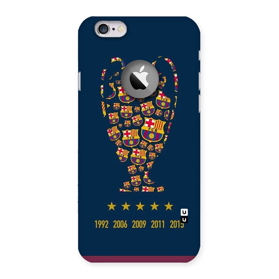 Trophy Team Back Case for iPhone 6 Logo Cut