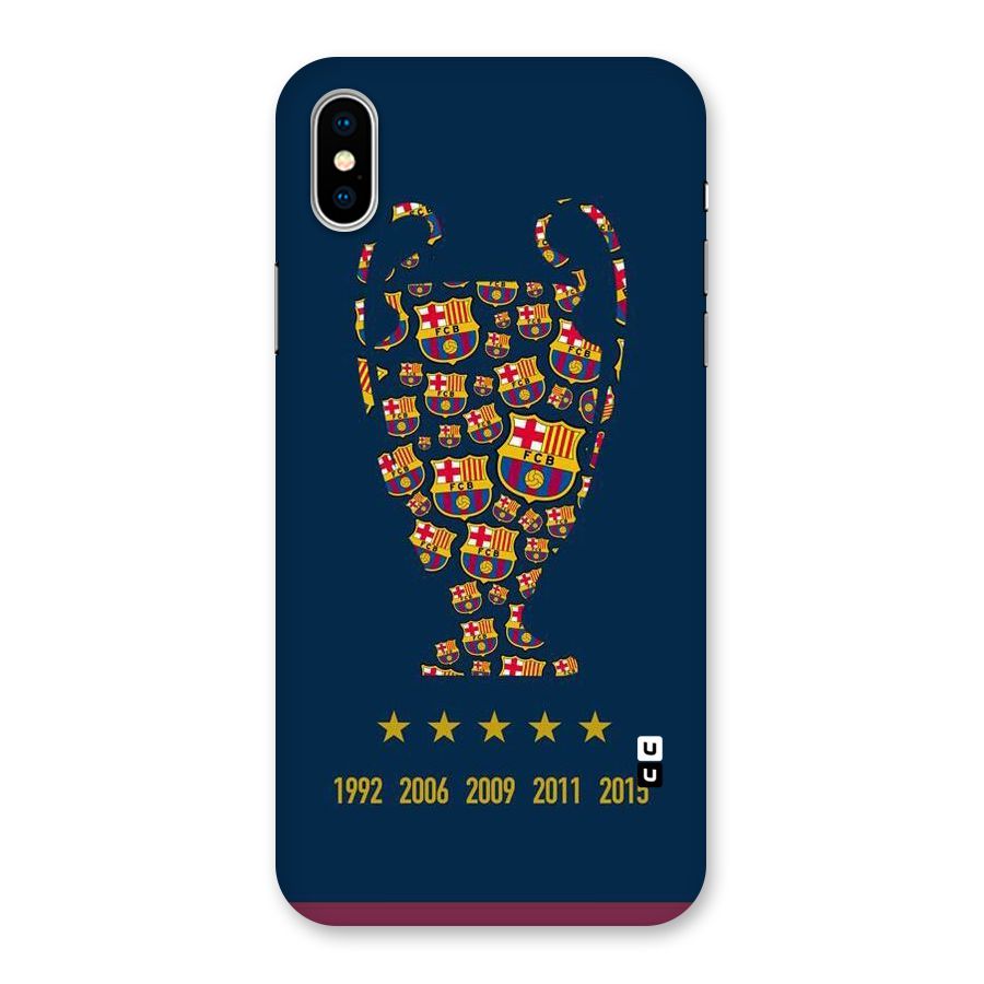 Trophy Team Back Case for iPhone X