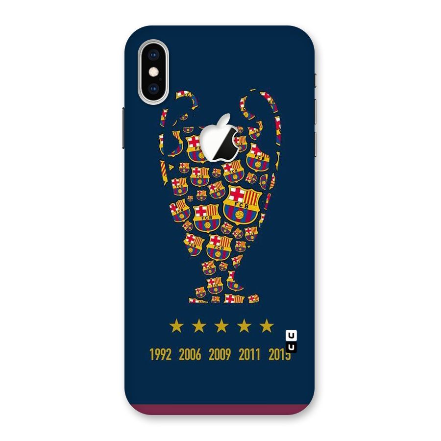 Trophy Team Back Case for iPhone XS Max Apple Cut