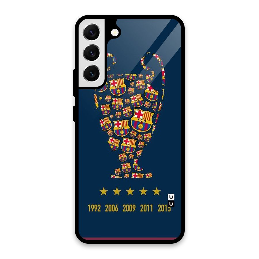 Trophy Team Glass Back Case for Galaxy S22 Plus 5G