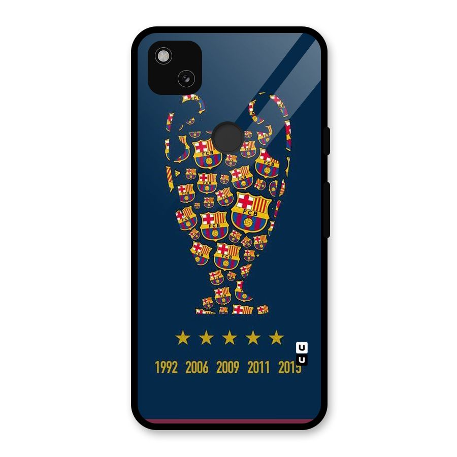 Trophy Team Glass Back Case for Google Pixel 4a