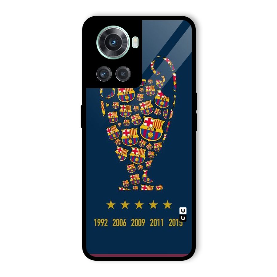 Trophy Team Glass Back Case for OnePlus 10R