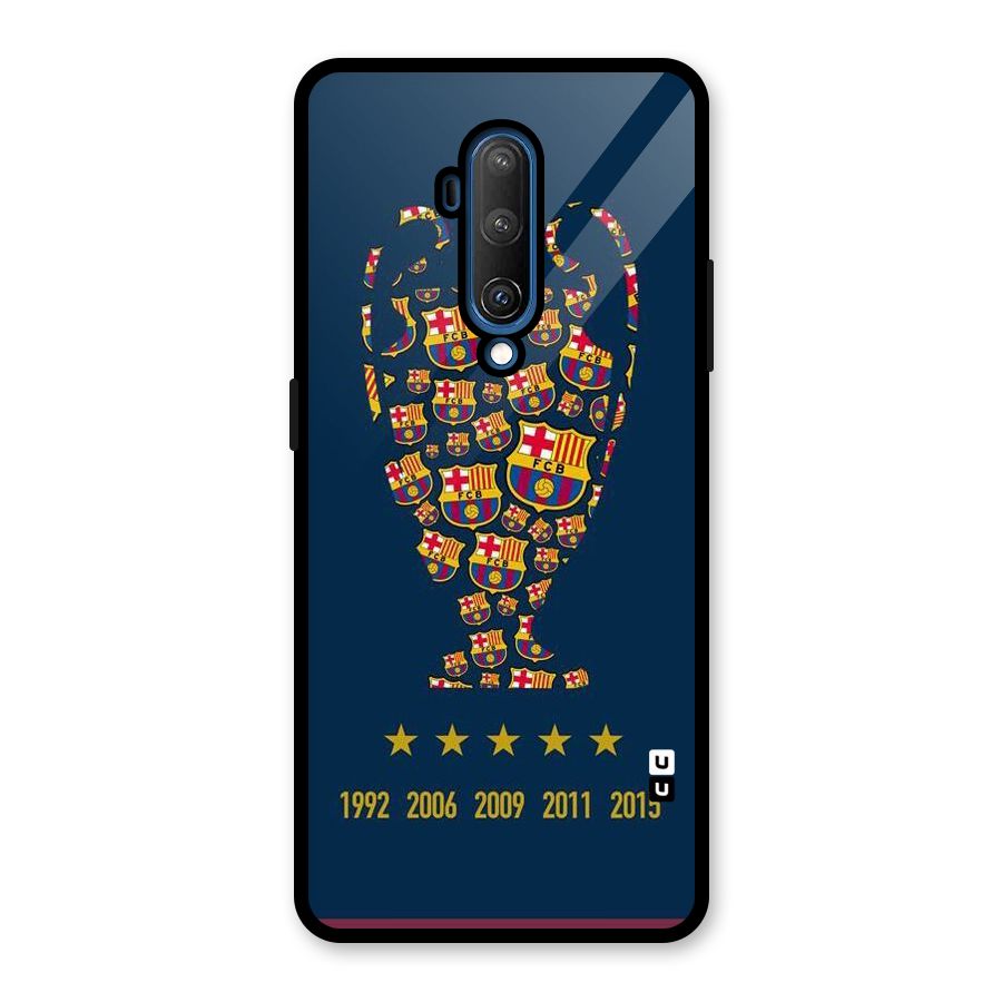 Trophy Team Glass Back Case for OnePlus 7T Pro