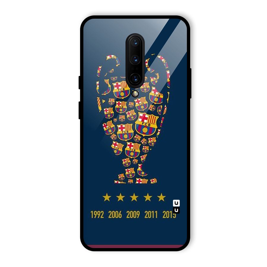 Trophy Team Glass Back Case for OnePlus 7 Pro