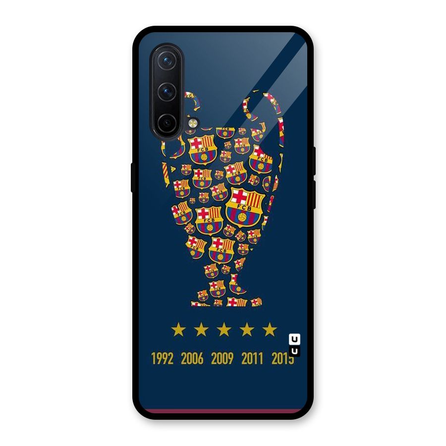Trophy Team Glass Back Case for OnePlus Nord CE 5G