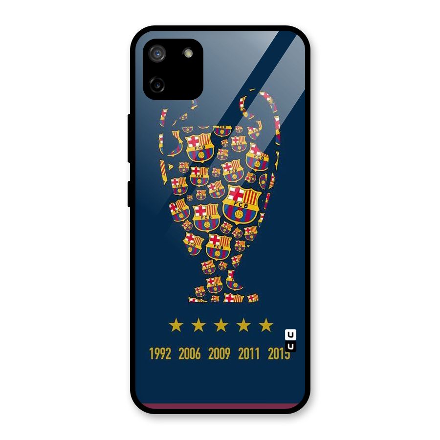 Trophy Team Glass Back Case for Realme C11