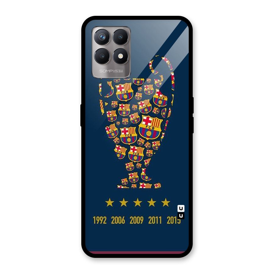 Trophy Team Glass Back Case for Realme Narzo 50