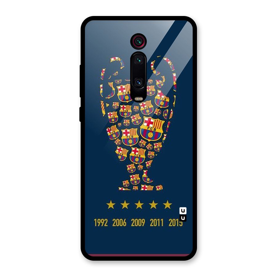Trophy Team Glass Back Case for Redmi K20 Pro