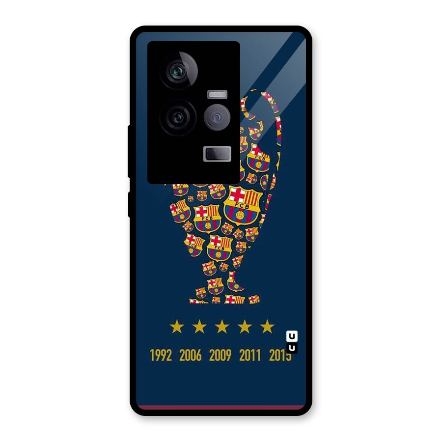 Trophy Team Glass Back Case for Vivo iQOO 11 5G