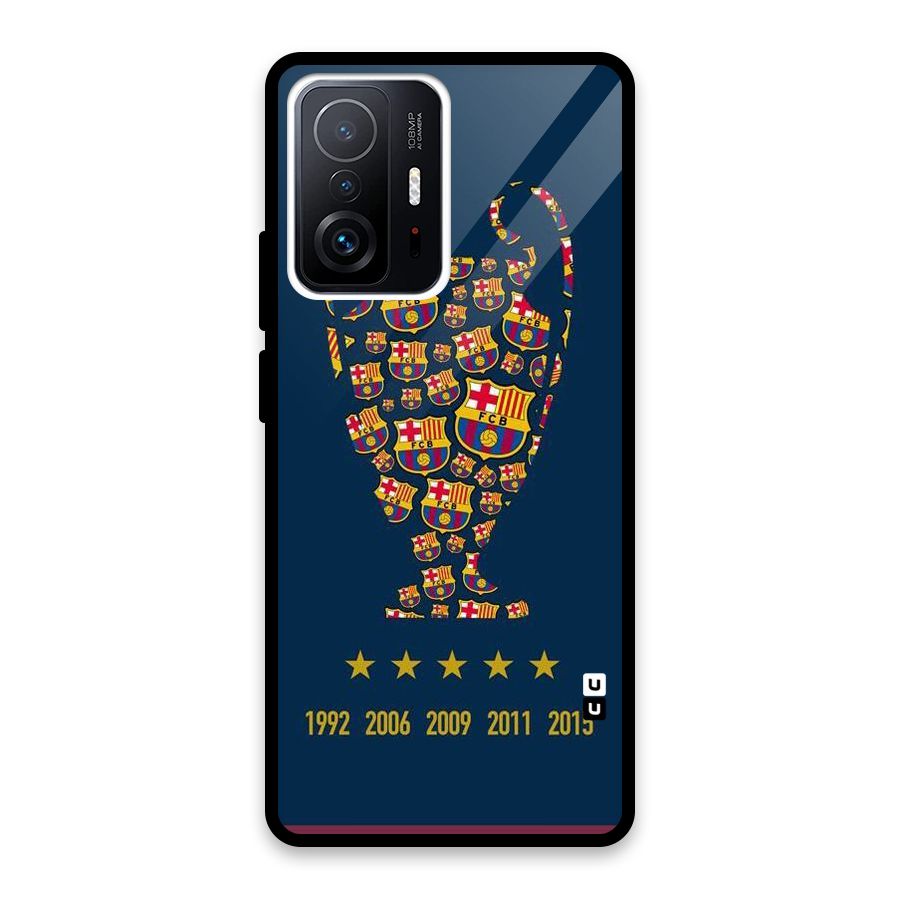 Trophy Team Glass Back Case for Xiaomi 11T Pro
