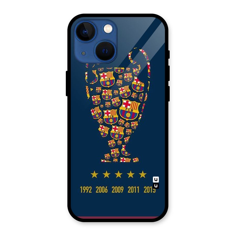 Trophy Team Glass Back Case for iPhone 13 Mini