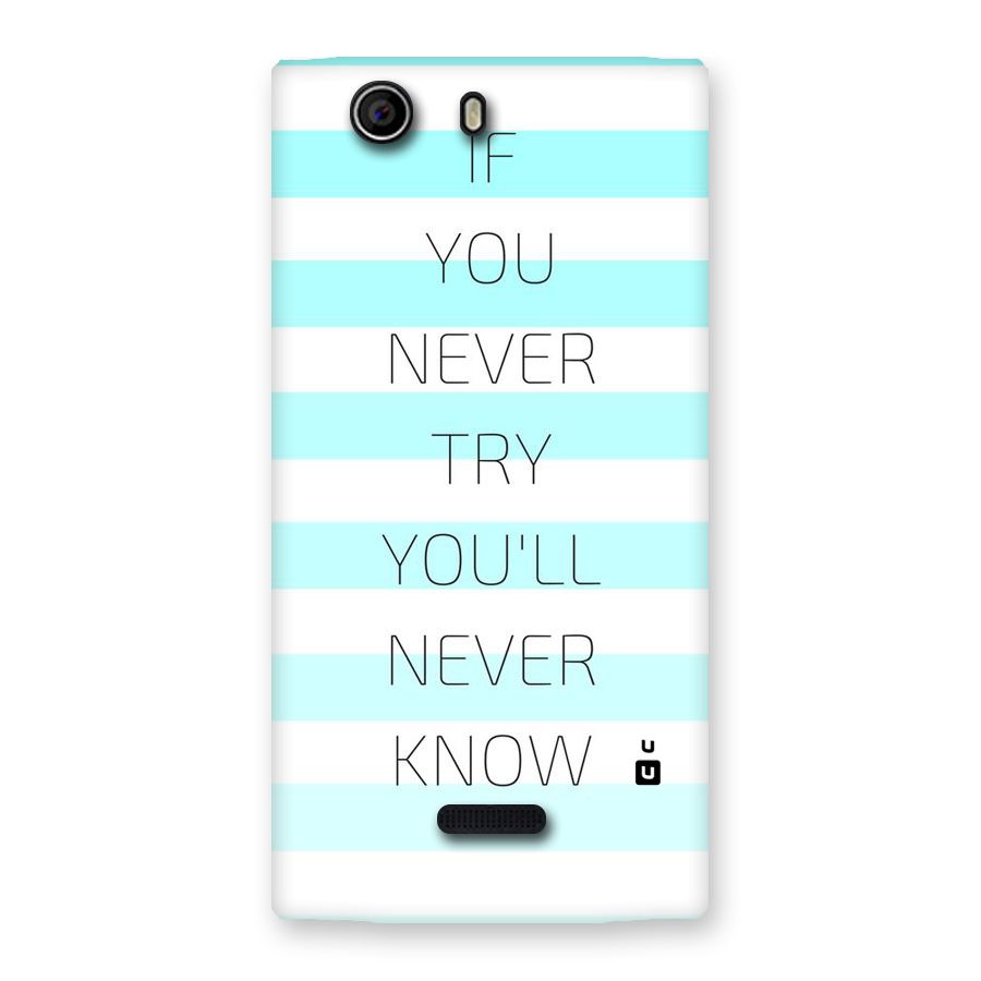 Try Know Back Case for Canvas Nitro 2 E311
