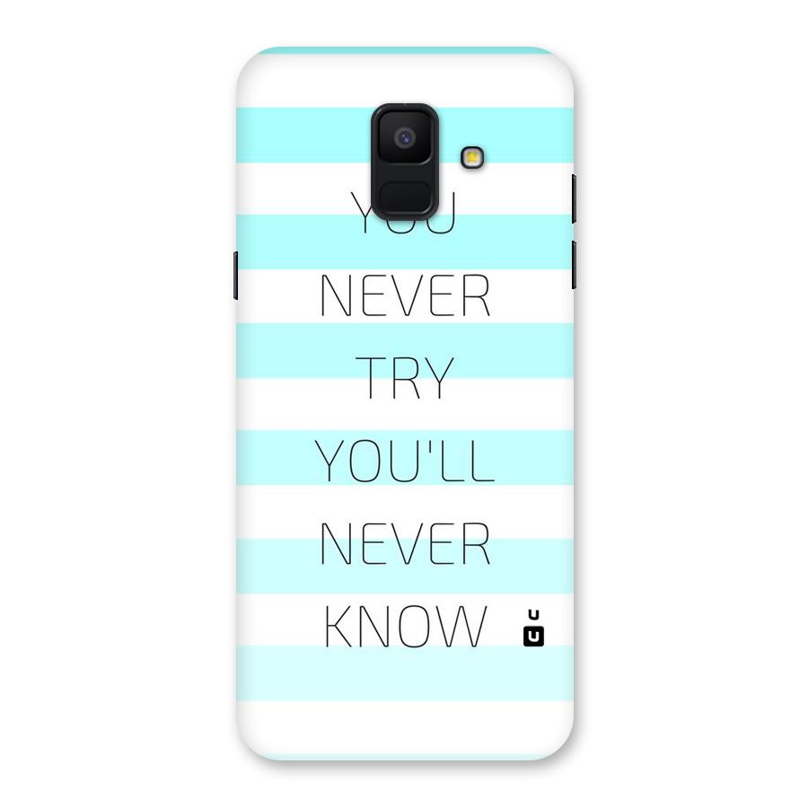 Try Know Back Case for Galaxy A6 (2018)