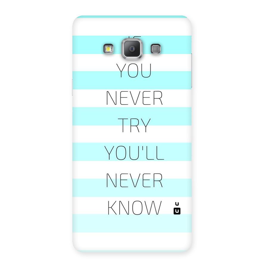 Try Know Back Case for Galaxy A7
