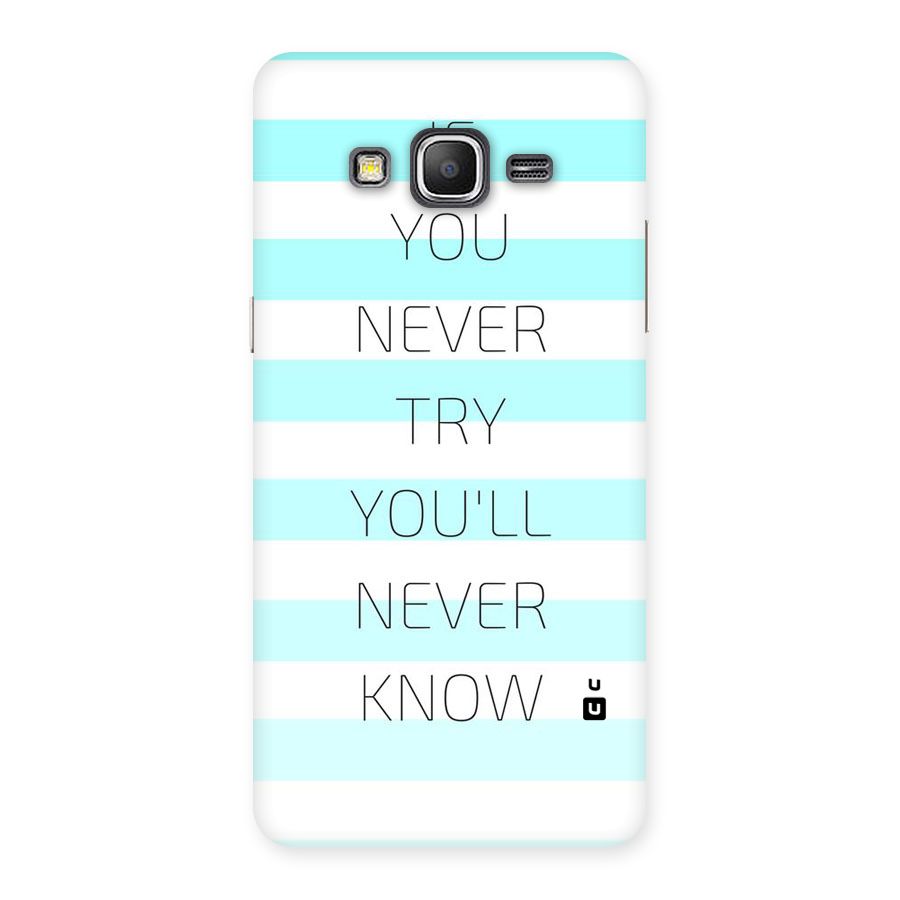 Try Know Back Case for Galaxy Grand Prime