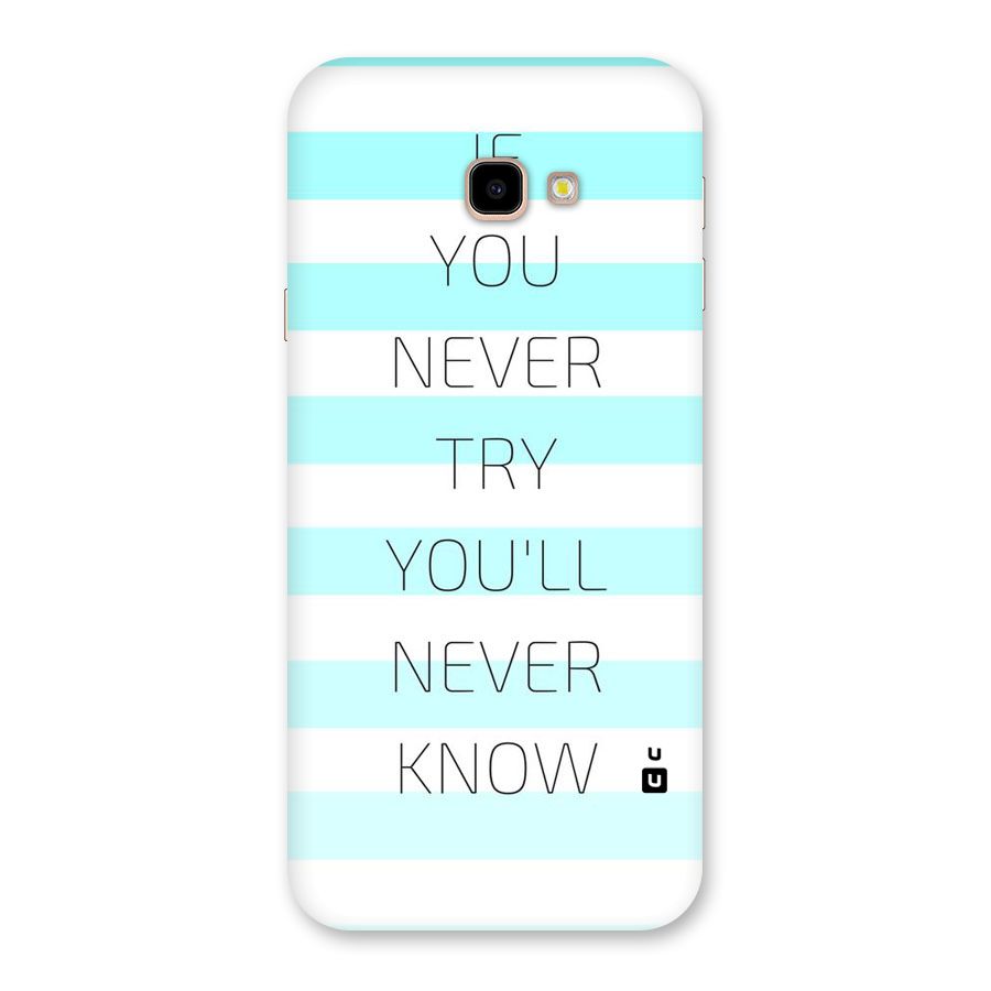 Try Know Back Case for Galaxy J4 Plus