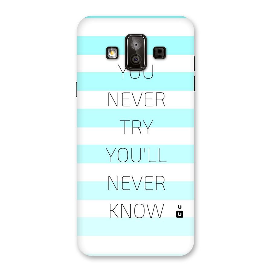 Try Know Back Case for Galaxy J7 Duo