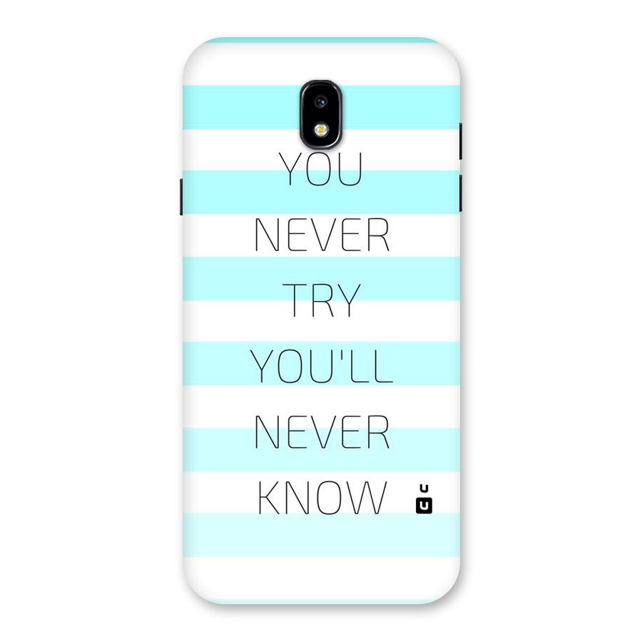 Try Know Back Case for Galaxy J7 Pro