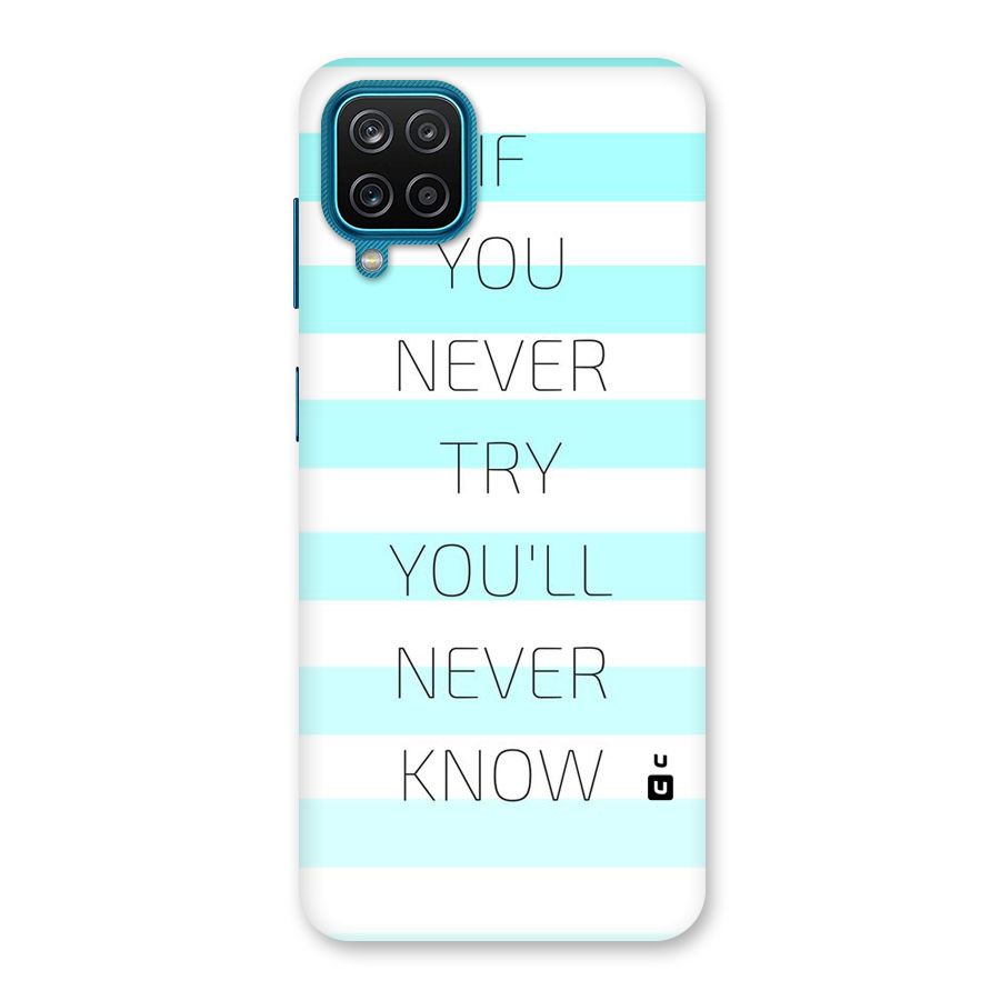 Try Know Back Case for Galaxy M12