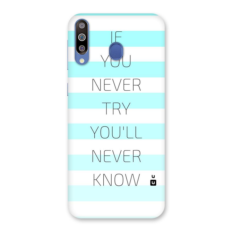 Try Know Back Case for Galaxy M30