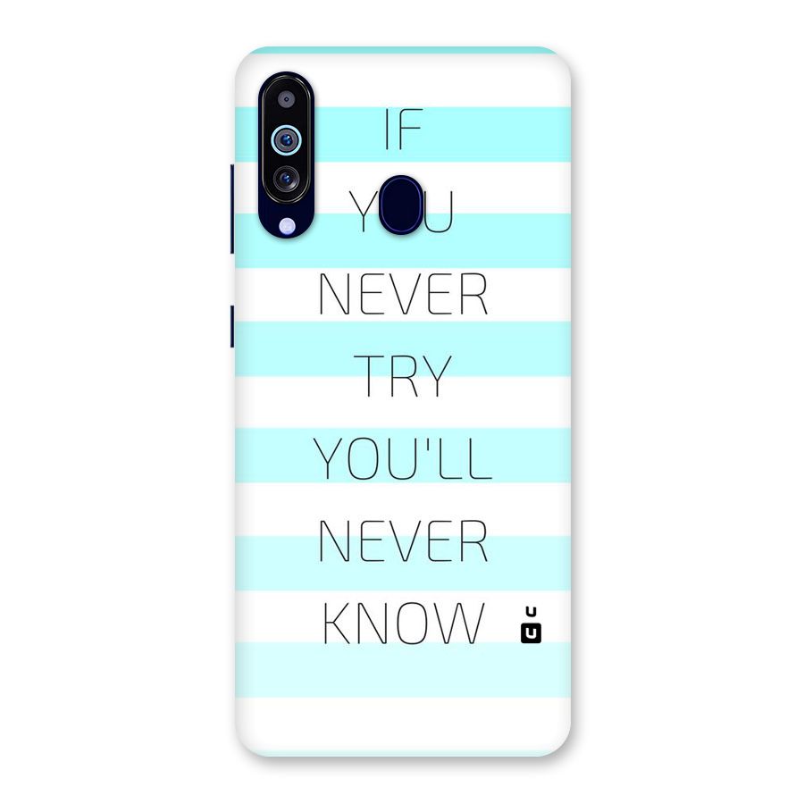 Try Know Back Case for Galaxy M40