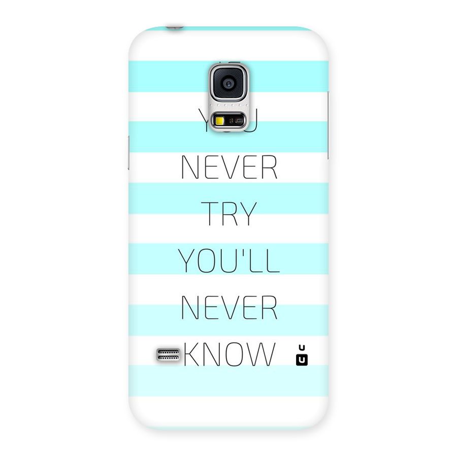 Try Know Back Case for Galaxy S5 Mini