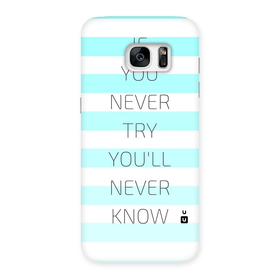Try Know Back Case for Galaxy S7 Edge