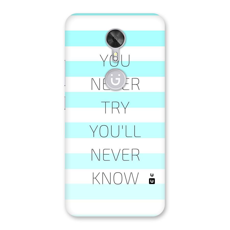 Try Know Back Case for Gionee A1