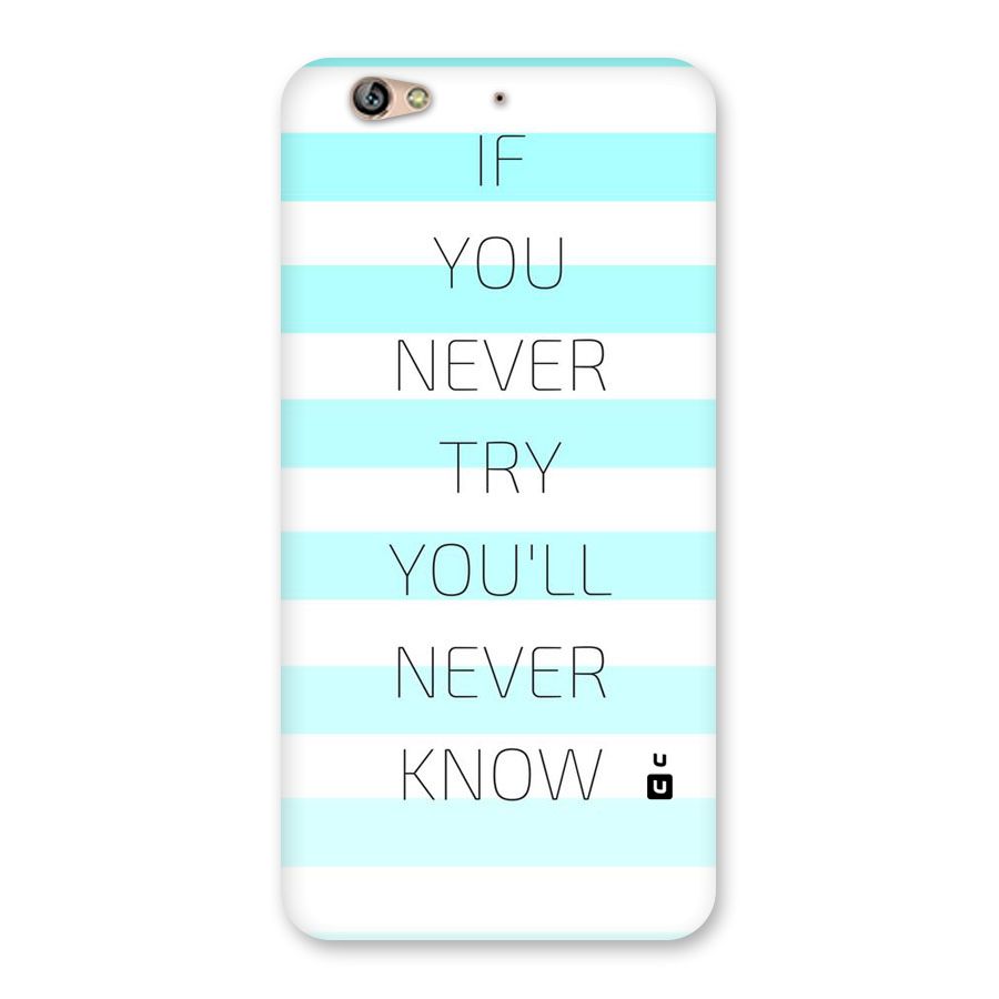 Try Know Back Case for Gionee S6