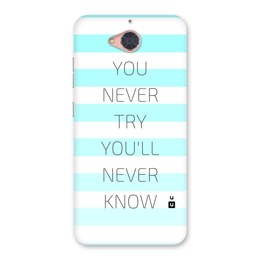 Try Know Back Case for Gionee S6 Pro
