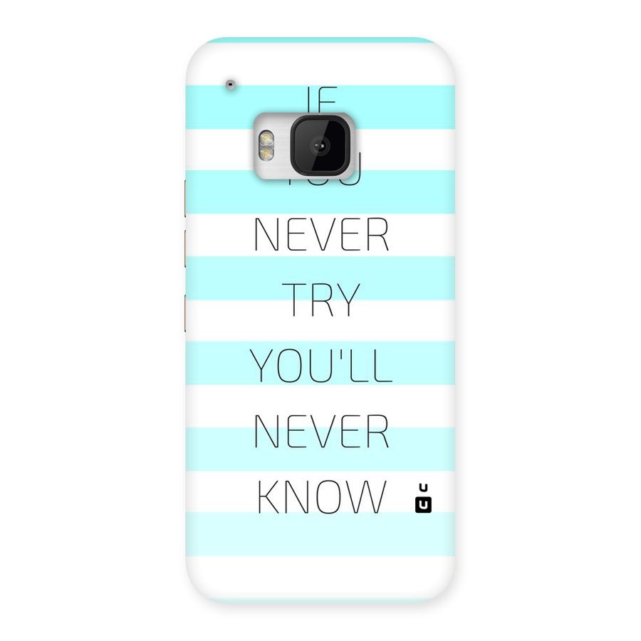 Try Know Back Case for HTC One M9