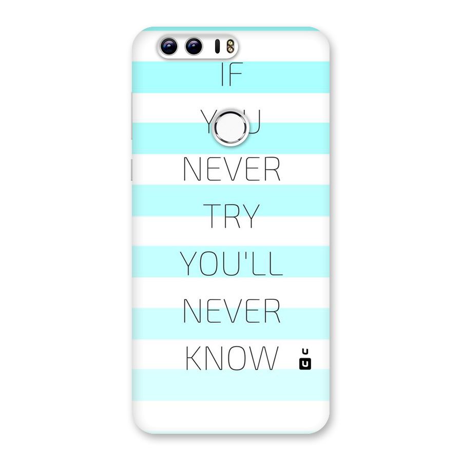 Try Know Back Case for Honor 8