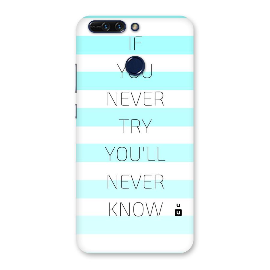 Try Know Back Case for Honor 8 Pro
