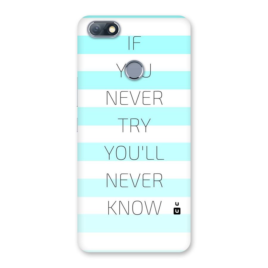 Try Know Back Case for Infinix Note 5