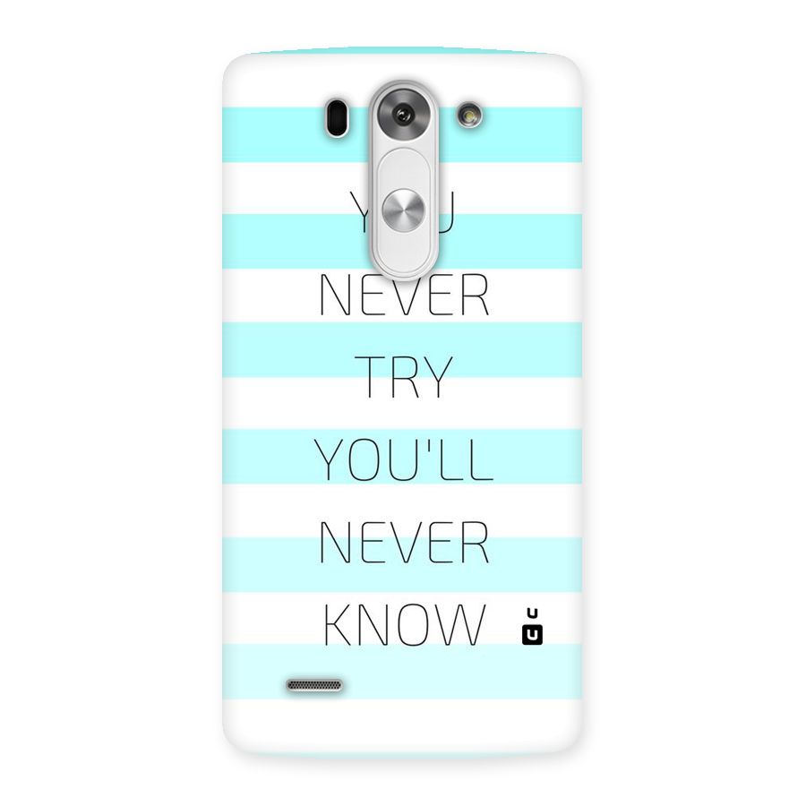 Try Know Back Case for LG G3 Mini