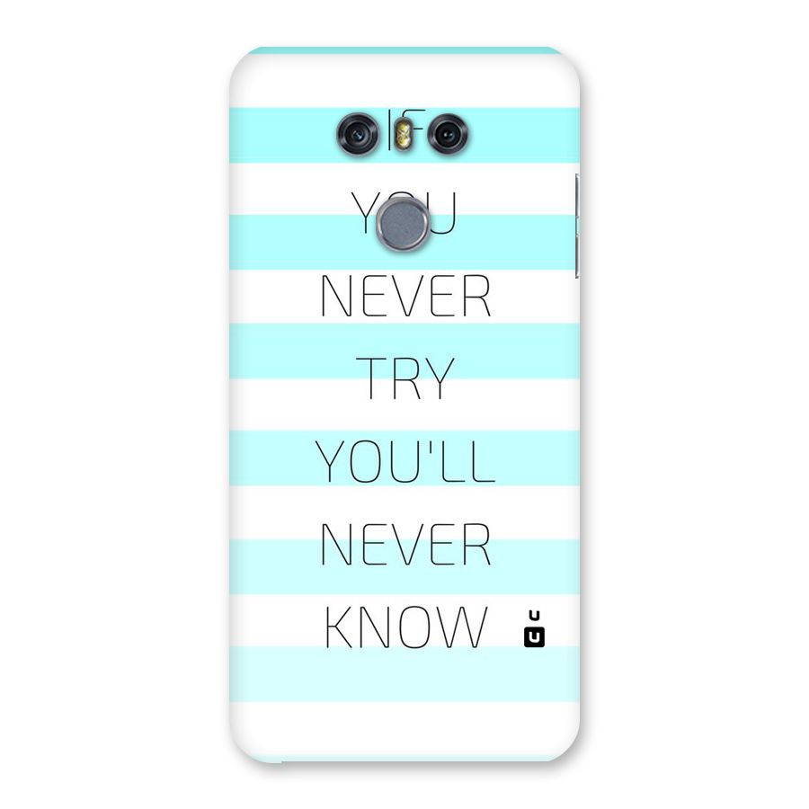 Try Know Back Case for LG G6
