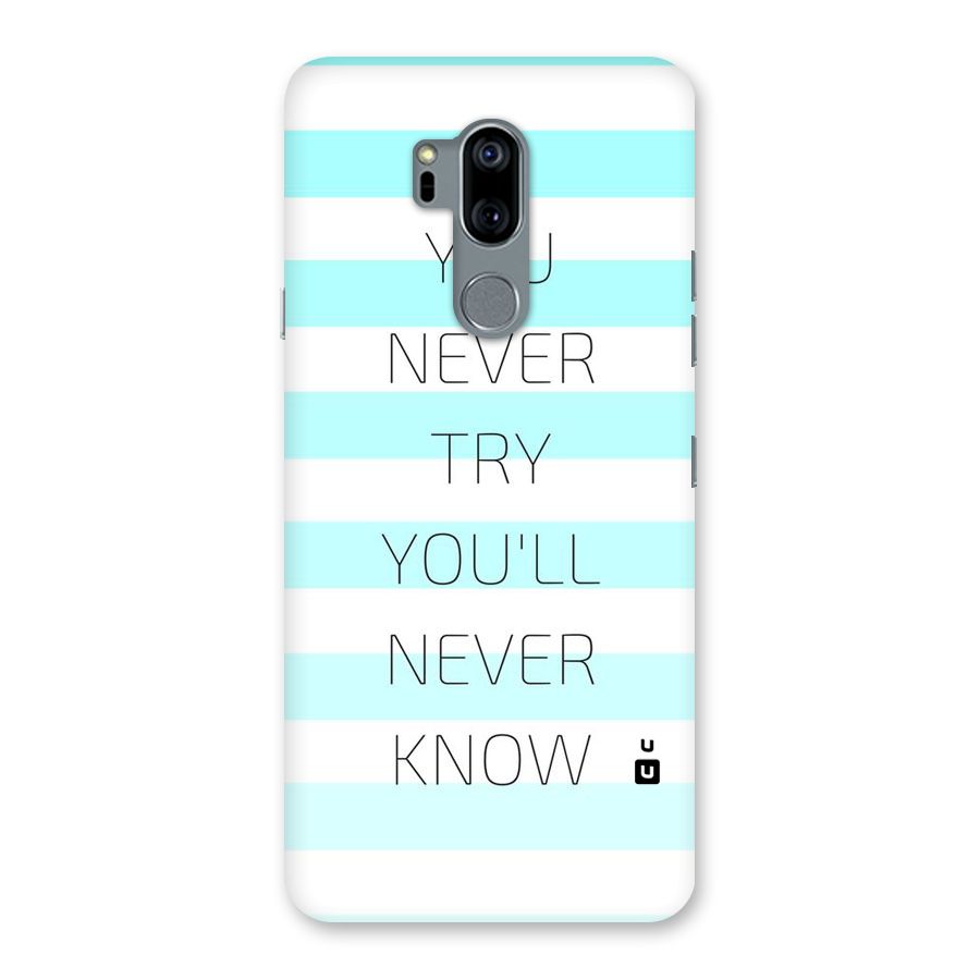 Try Know Back Case for LG G7