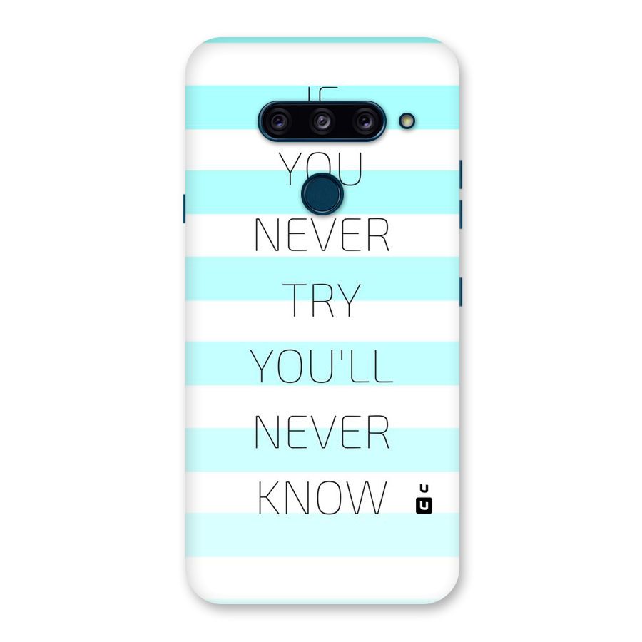 Try Know Back Case for LG  V40 ThinQ