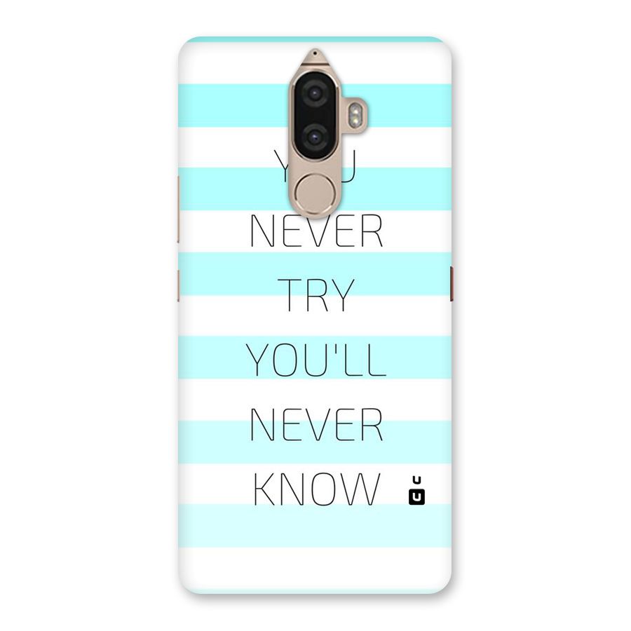 Try Know Back Case for Lenovo K8 Note