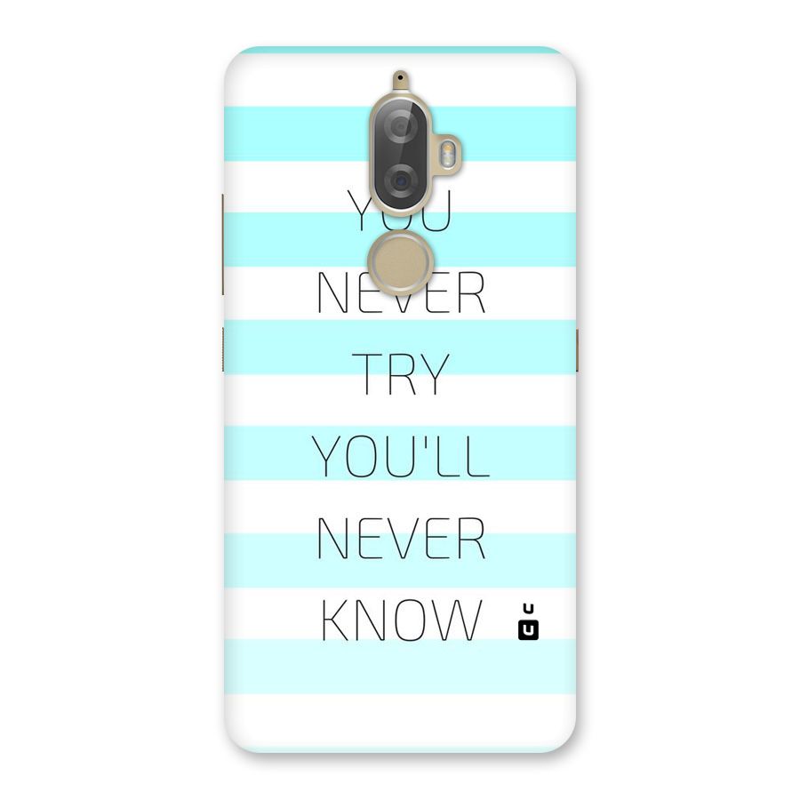 Try Know Back Case for Lenovo K8 Plus