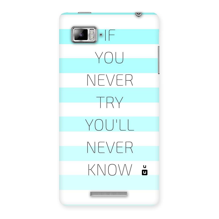 Try Know Back Case for Lenovo Vibe Z K910