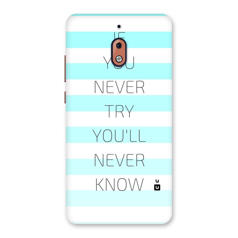Try Know Back Case for Nokia 2.1
