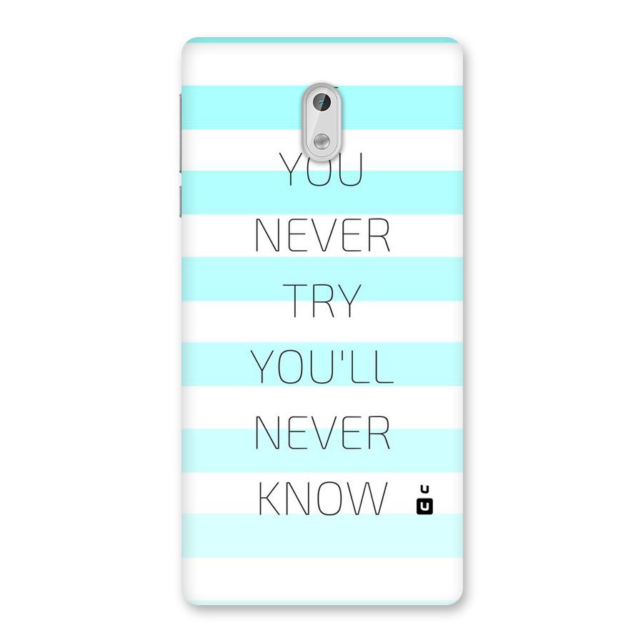 Try Know Back Case for Nokia 3