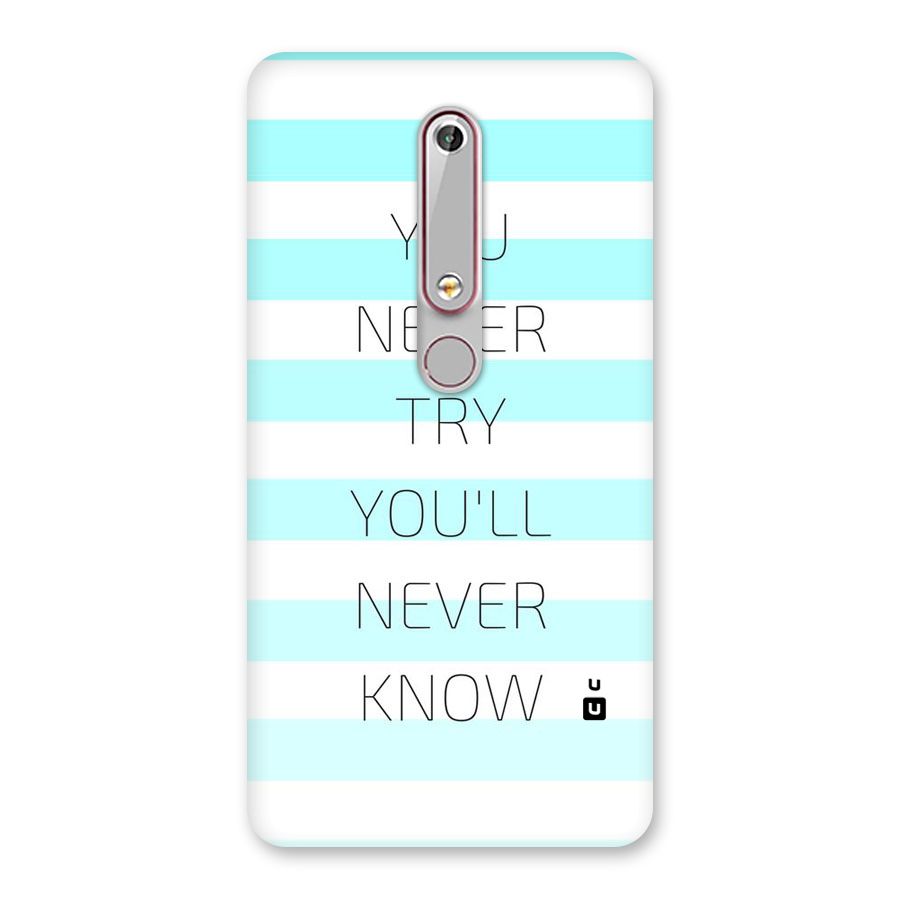 Try Know Back Case for Nokia 6.1