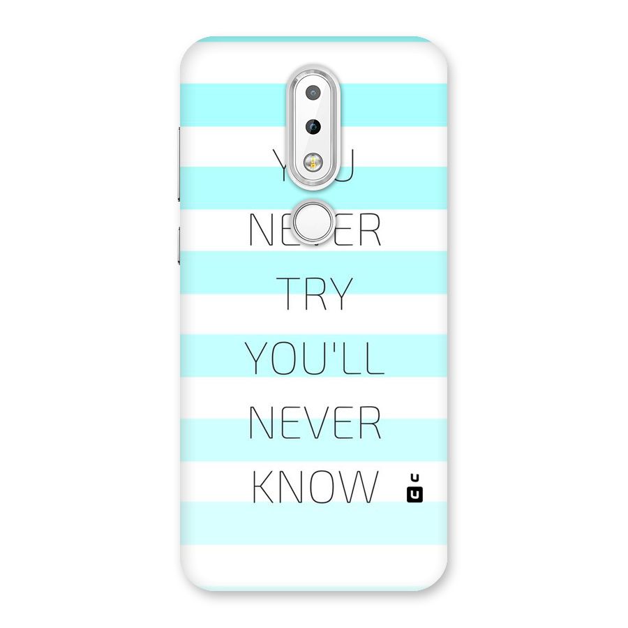 Try Know Back Case for Nokia 6.1 Plus