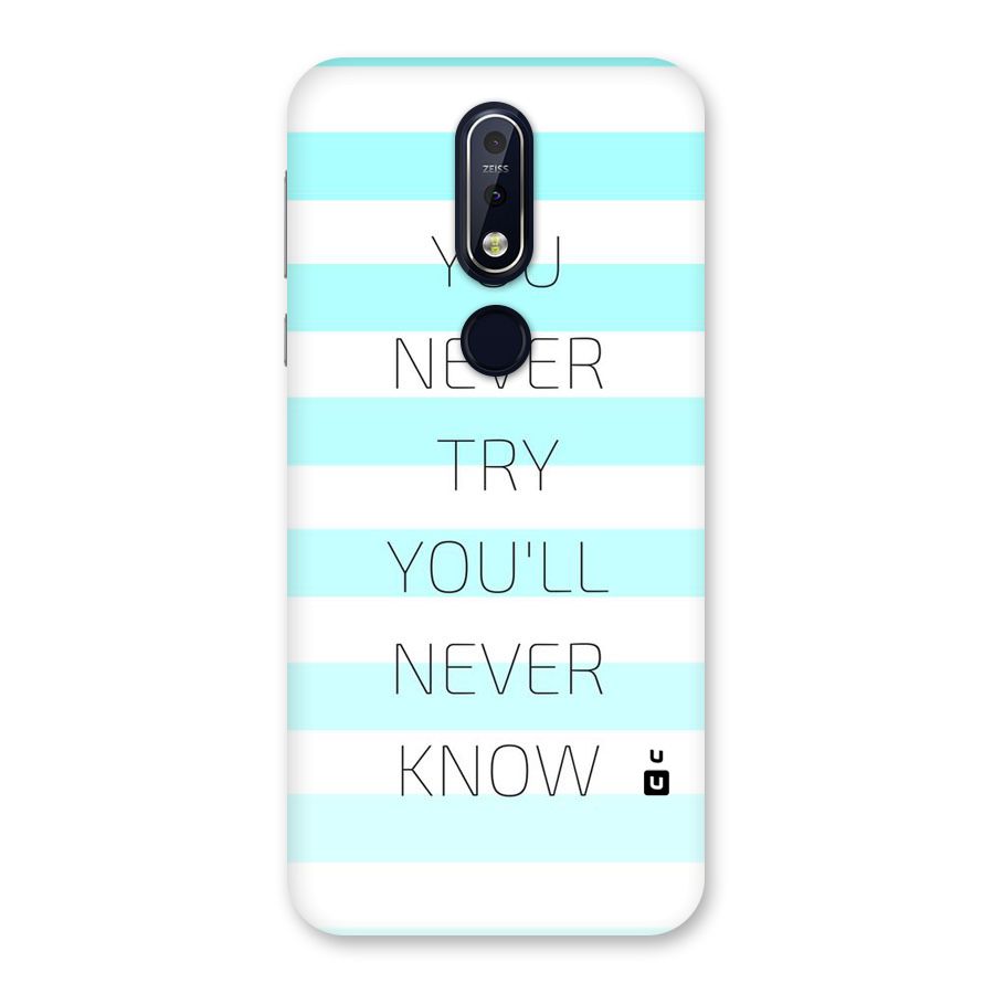Try Know Back Case for Nokia 7.1