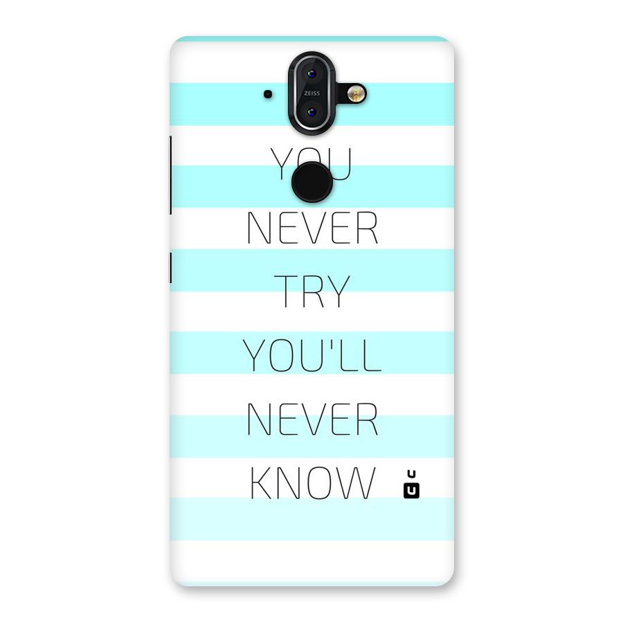 Try Know Back Case for Nokia 8 Sirocco